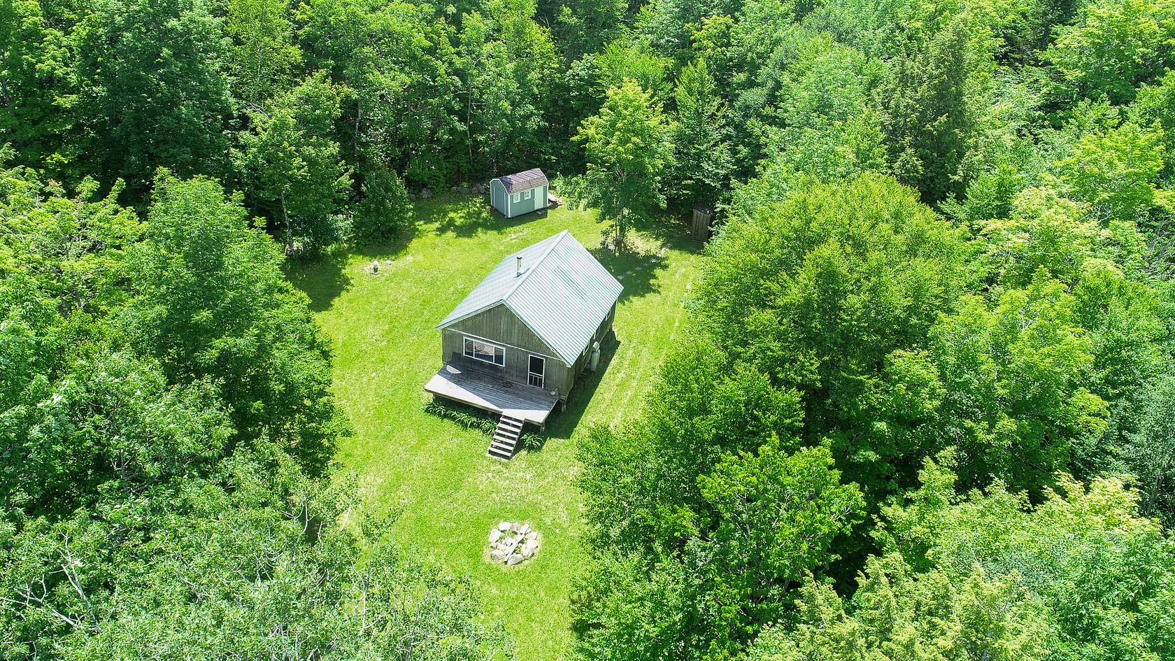 34 Acres of Recreational Land with Home for Sale in Abbot Village, Maine