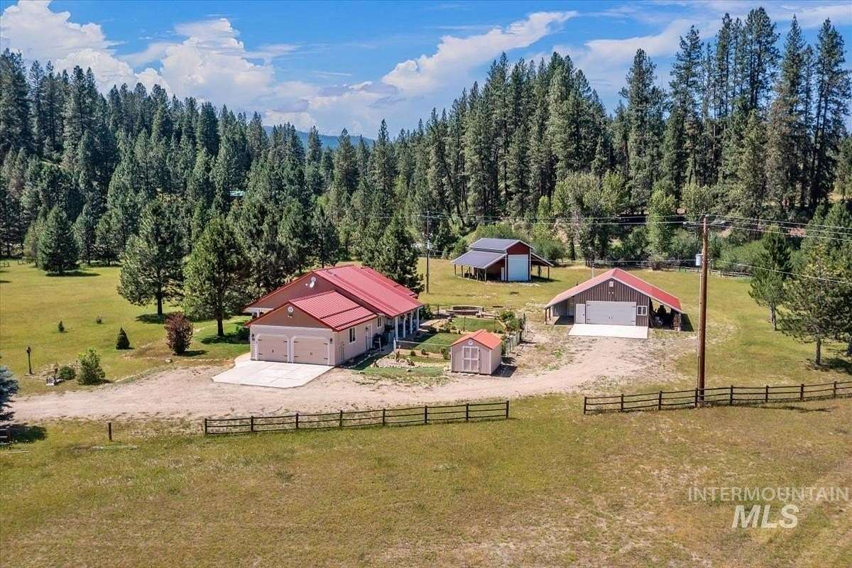 4.64 Acres of Land with Home for Sale in Garden Valley, Idaho