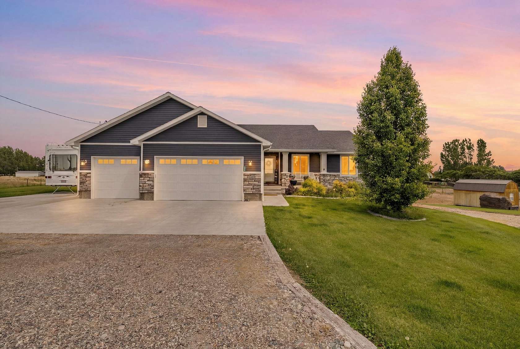 1.6 Acres of Land with Home for Sale in Blackfoot, Idaho