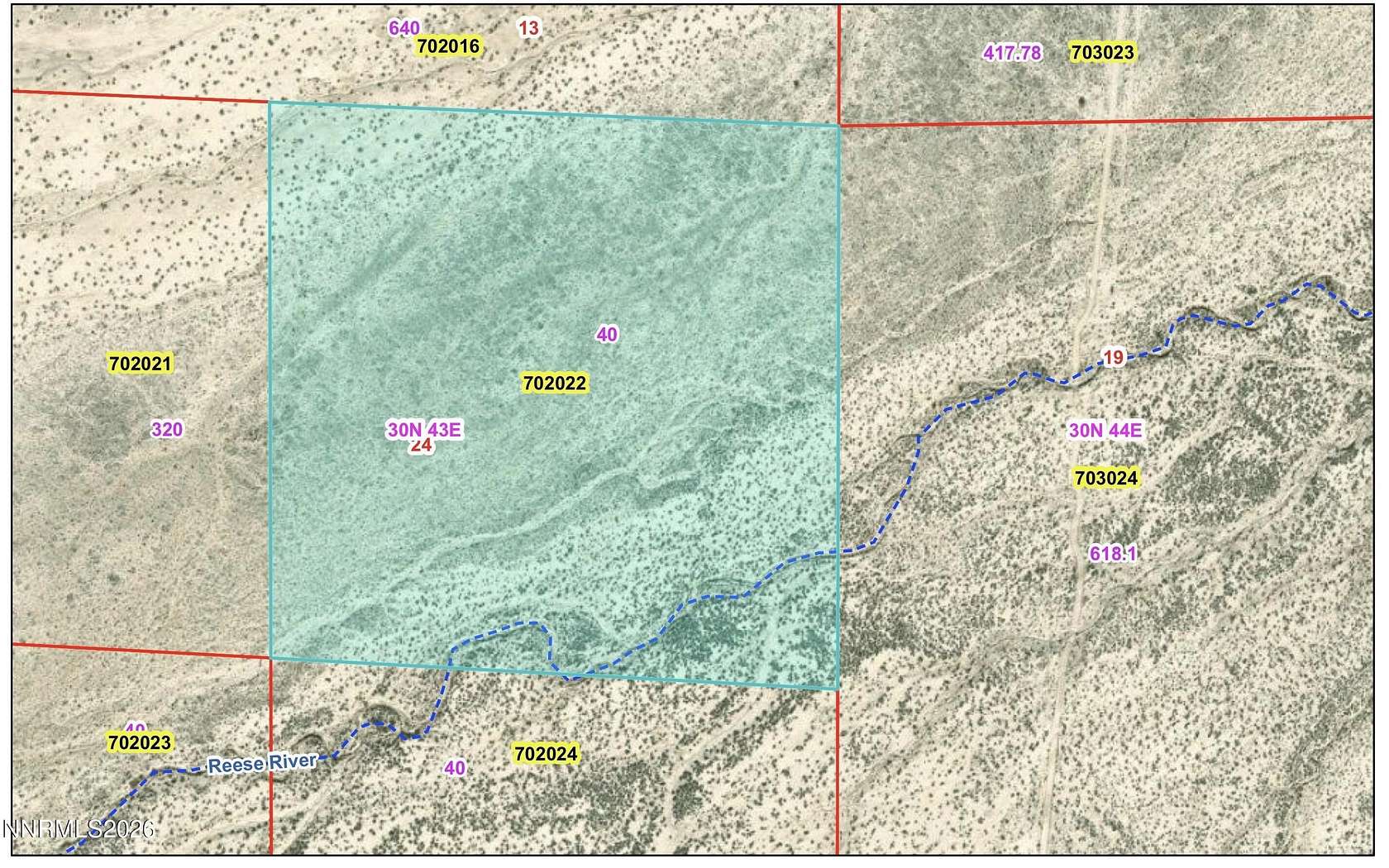 40 Acres of Recreational & Residential Land for Sale in Battle Mountain, Nevada
