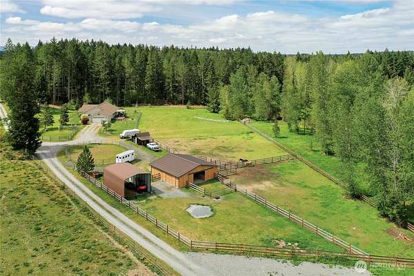 20 Acres of Agricultural Land with Home for Sale in Roy, Washington
