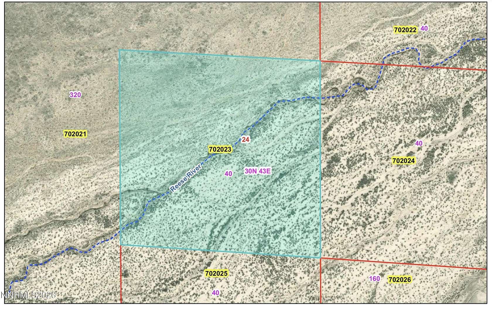 40 Acres of Recreational & Residential Land for Sale in Battle Mountain, Nevada