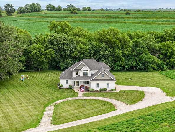4.36 Acres of Land with Home for Sale in Treynor, Iowa