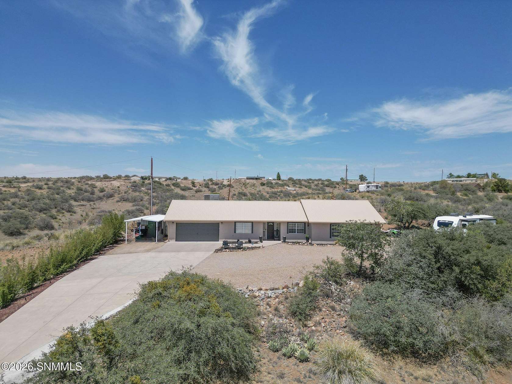 2 Acres of Land with Home for Sale in Silver City, New Mexico