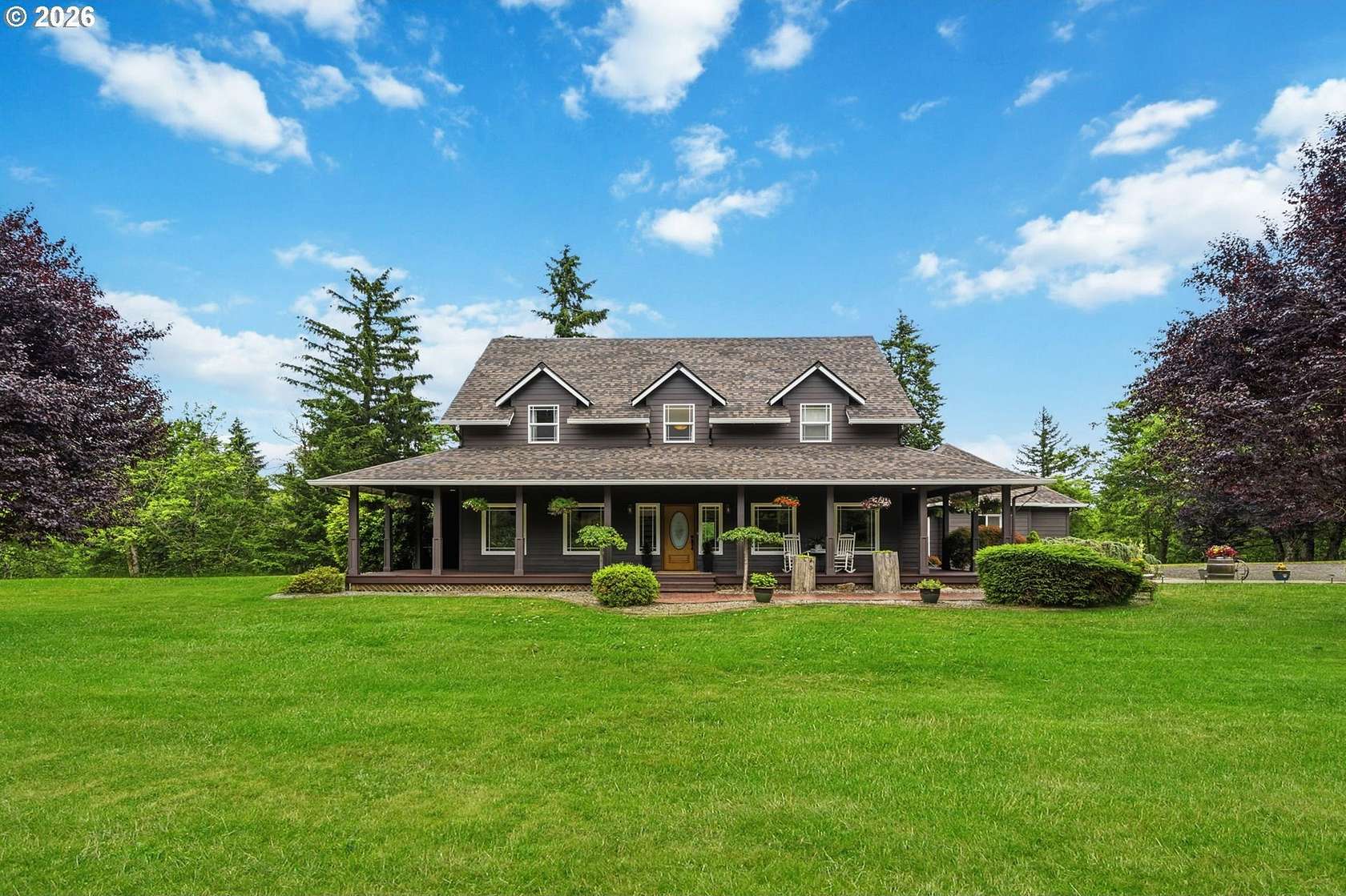 14.7 Acres of Land with Home for Sale in Washougal, Washington