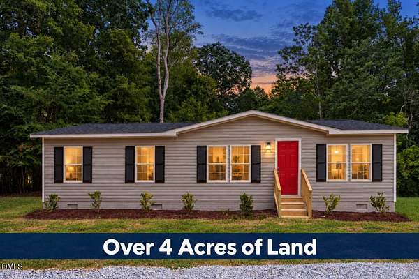 4.73 Acres of Land with Home for Sale in Roxboro, North Carolina