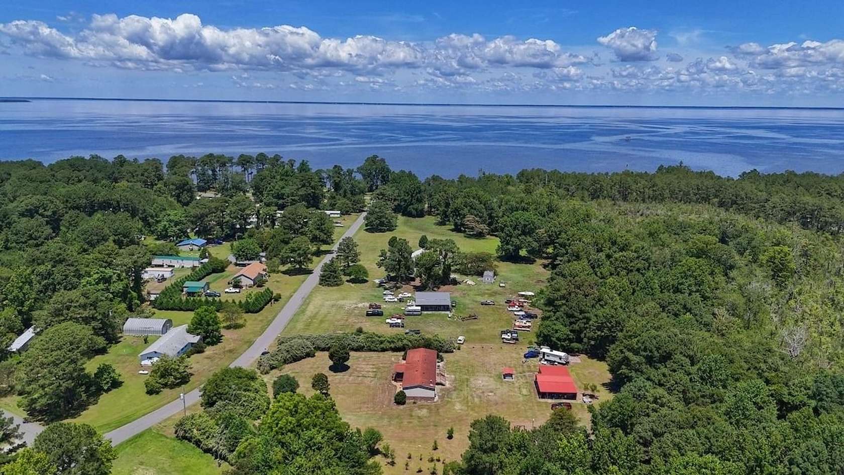6.2 Acres of Land with Home for Sale in Columbia, North Carolina