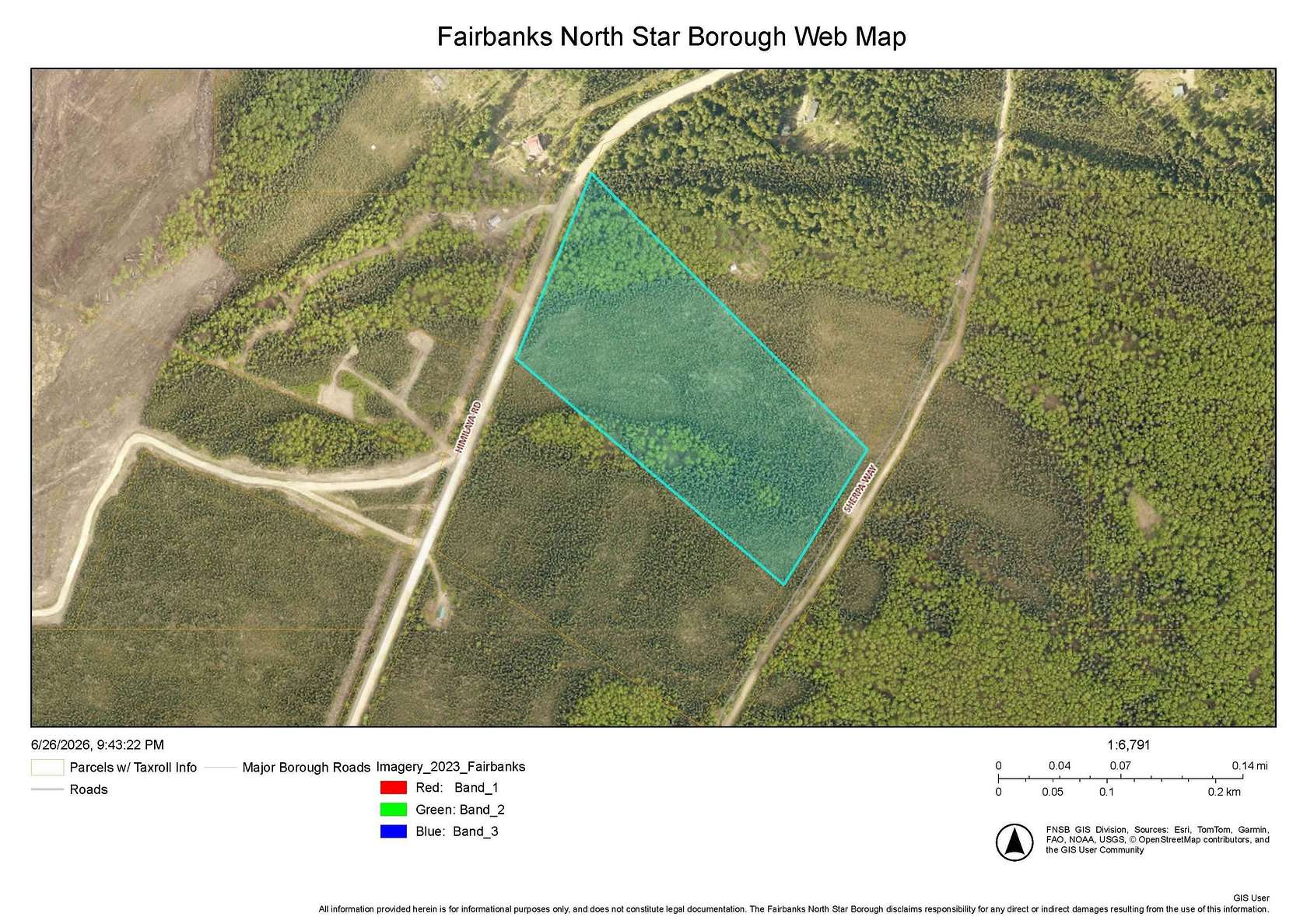 13.4 Acres of Land for Sale in Fairbanks, Alaska