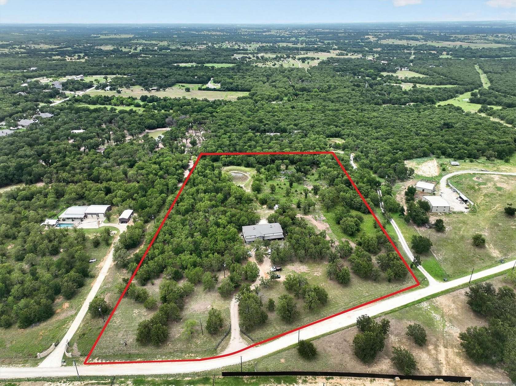 10 Acres of Land with Home for Sale in Paradise, Texas