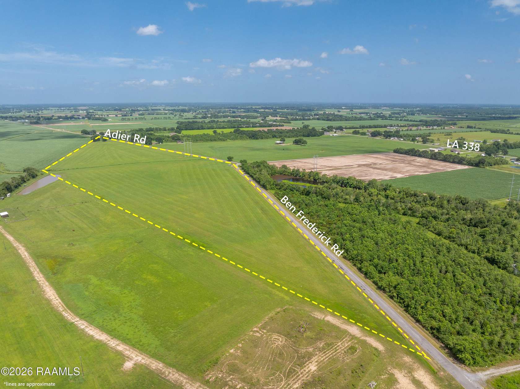 43 Acres of Mixed-Use Land for Sale in Abbeville, Louisiana