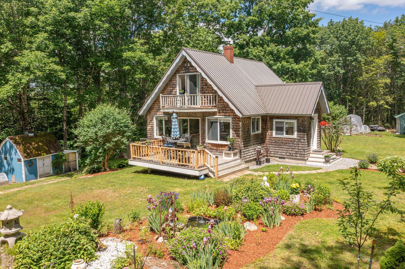 5.8 Acres of Land with Home for Sale in Waldoboro, Maine