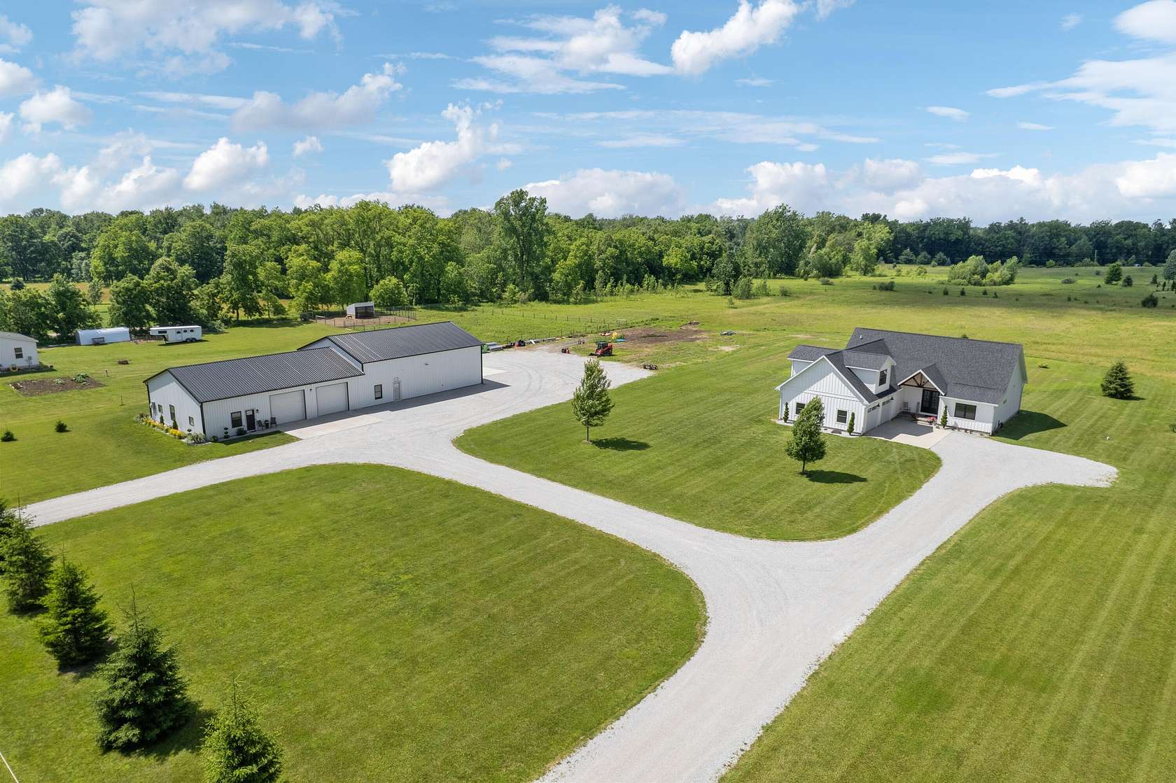 10 Acres of Recreational Land with Home for Sale in Clarksville, Michigan