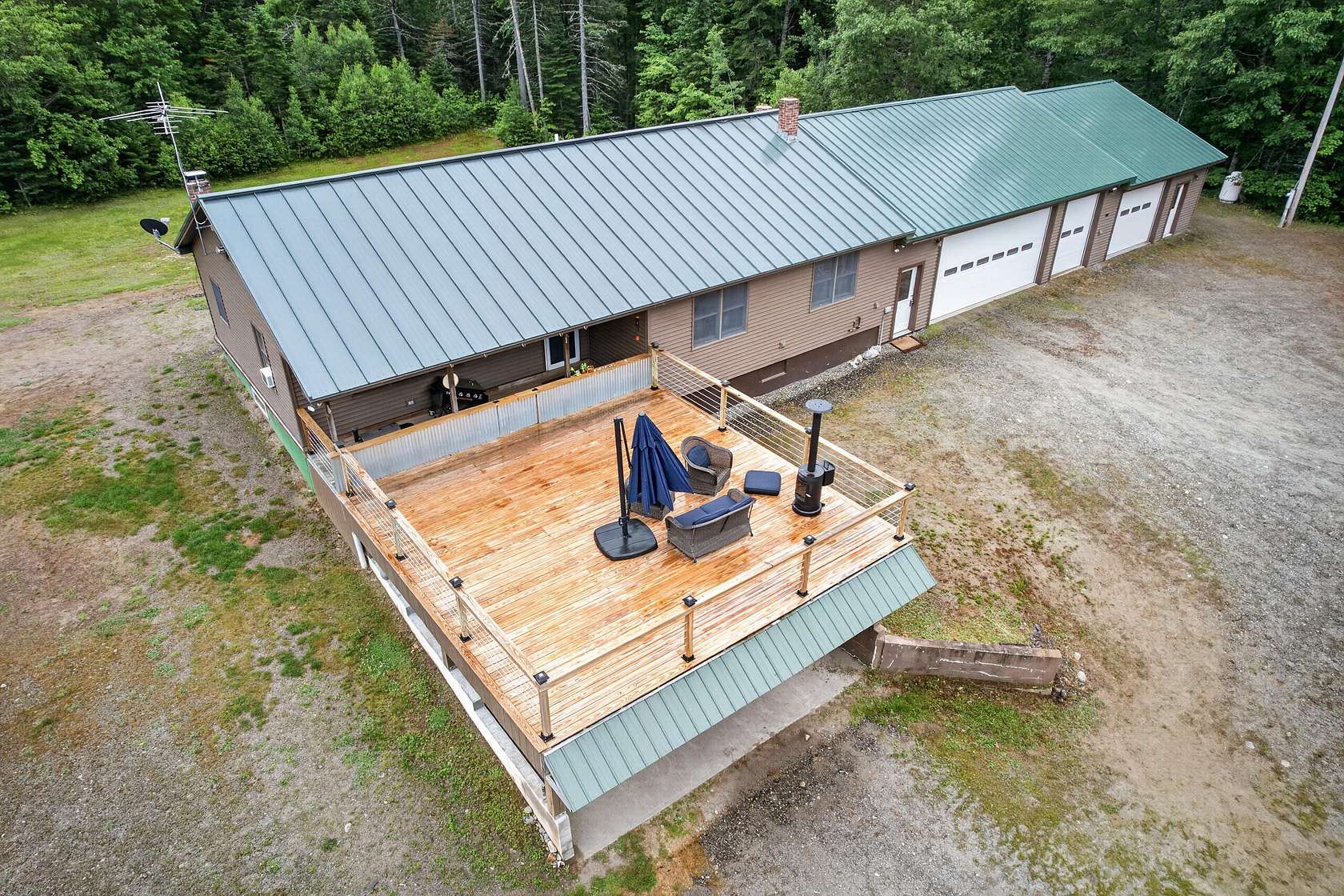 9.24 Acres of Land with Home for Sale in Greenbush, Maine