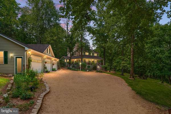 8.6 Acres of Land with Home for Sale in Woodville, Virginia