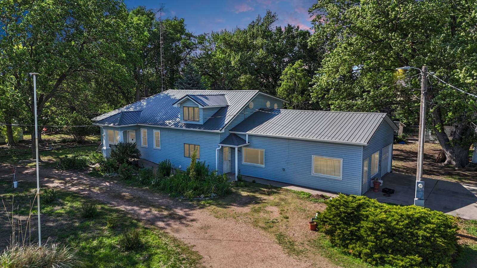 5 Acres of Land with Home for Sale in Cozad, Nebraska