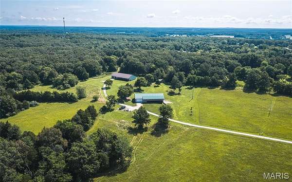 15.3 Acres of Land with Home for Sale in Rolla, Missouri