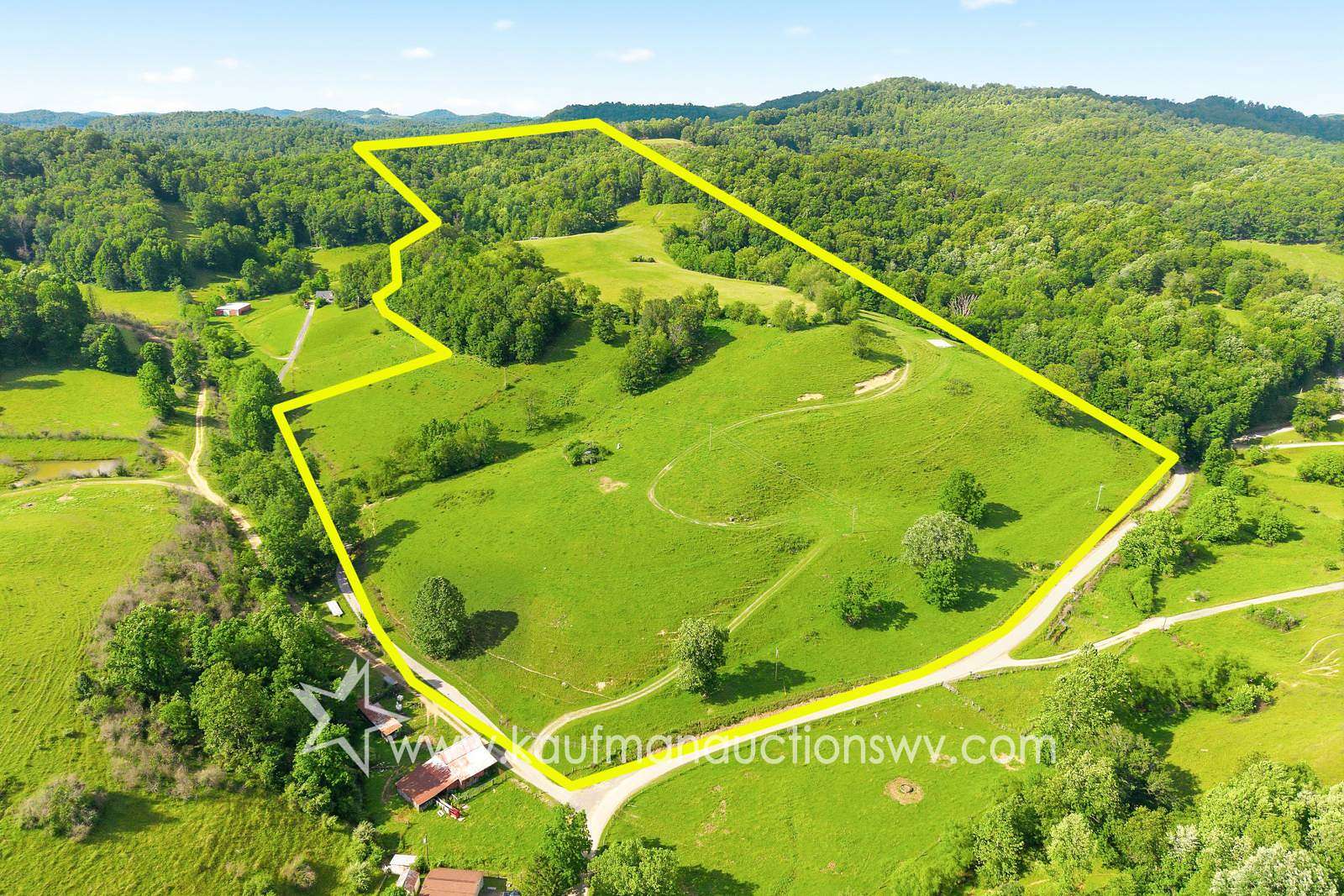 52.7 Acres of Land for Auction in Horner, West Virginia