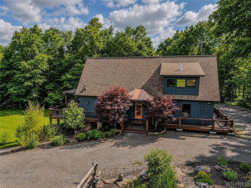 8 Acres of Land with Home for Sale in East Otto, New York