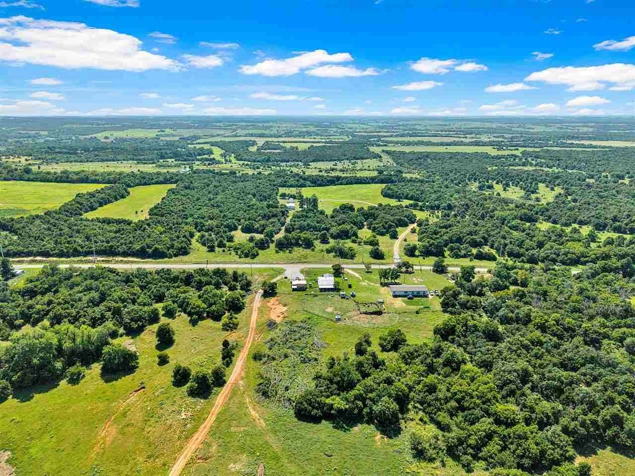 40 Acres of Land with Home for Sale in Rush Springs, Oklahoma