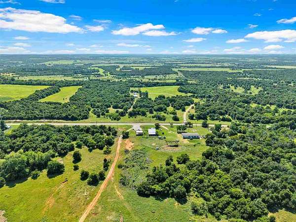 40 Acres of Land with Home for Sale in Rush Springs, Oklahoma