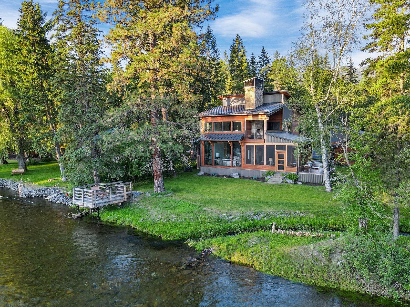 1.78 Acres of Land with Home for Sale in Bigfork, Montana