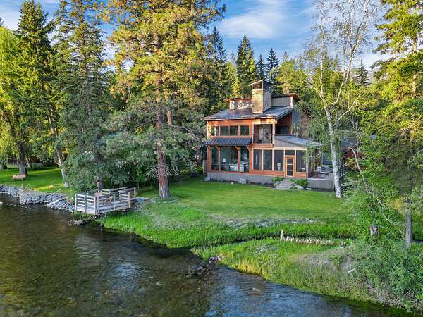 1.78 Acres of Land with Home for Sale in Bigfork, Montana