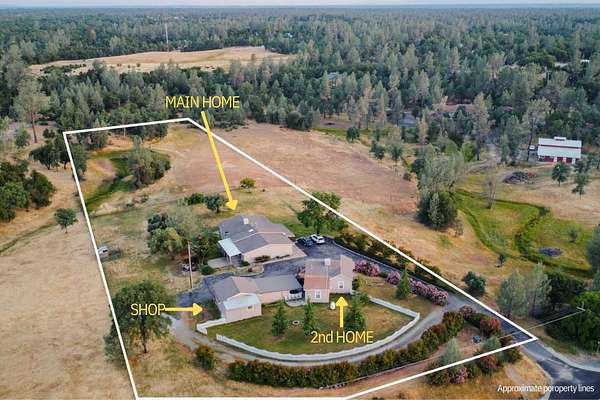 3.89 Acres of Land with Home for Sale in Redding, California