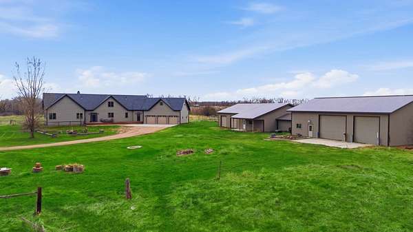 10.8 Acres of Land with Home for Sale in Kindred, North Dakota