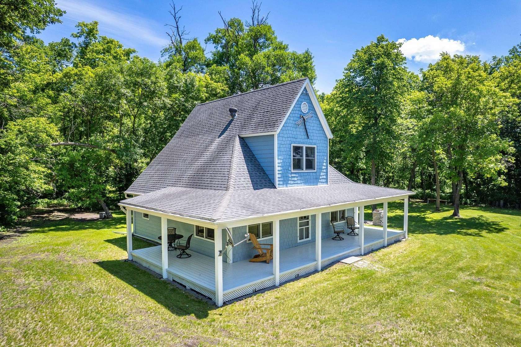 8.5 Acres of Land with Home for Sale in Dent, Minnesota