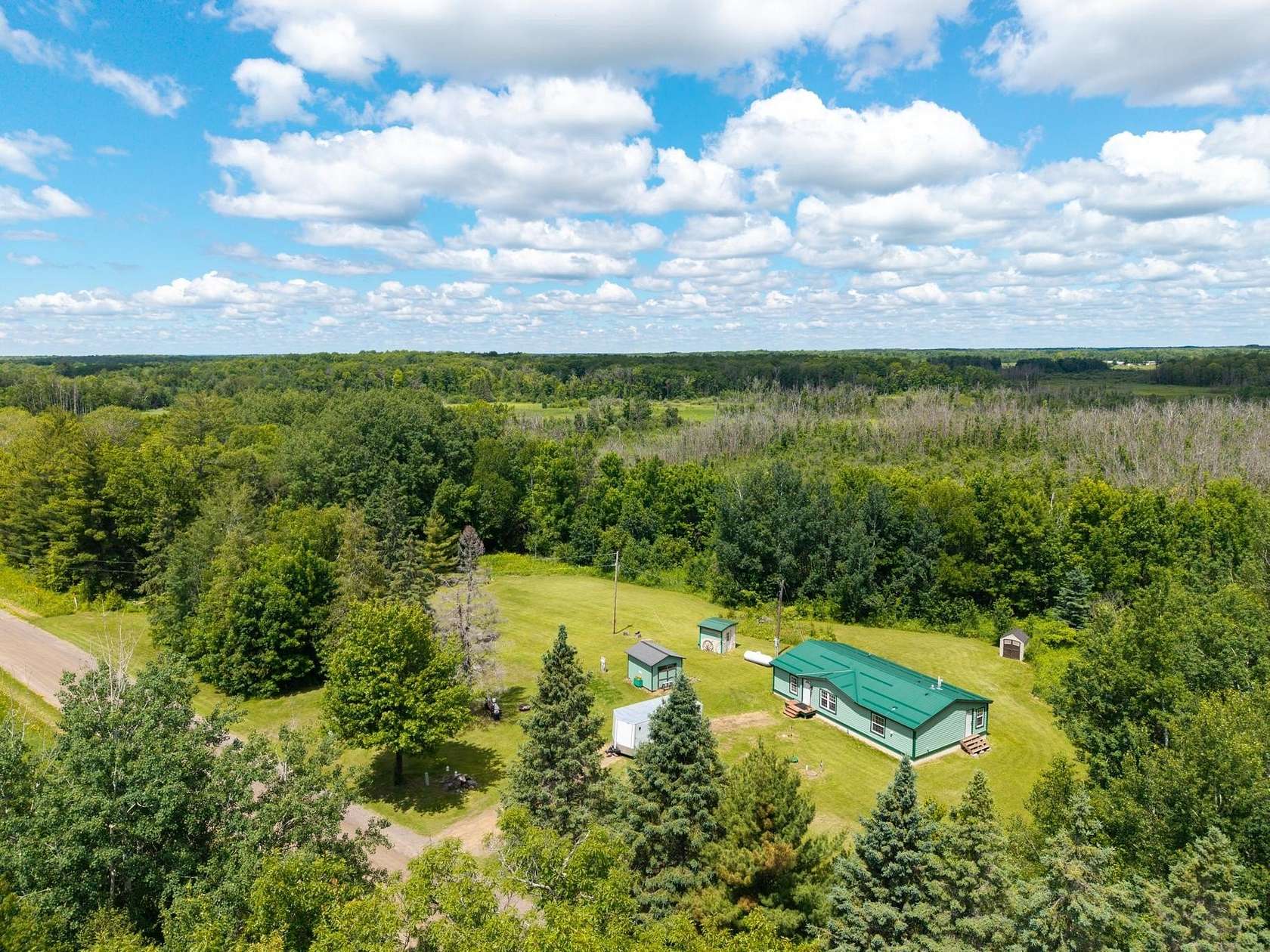 40 Acres of Agricultural Land with Home for Sale in Isle, Minnesota