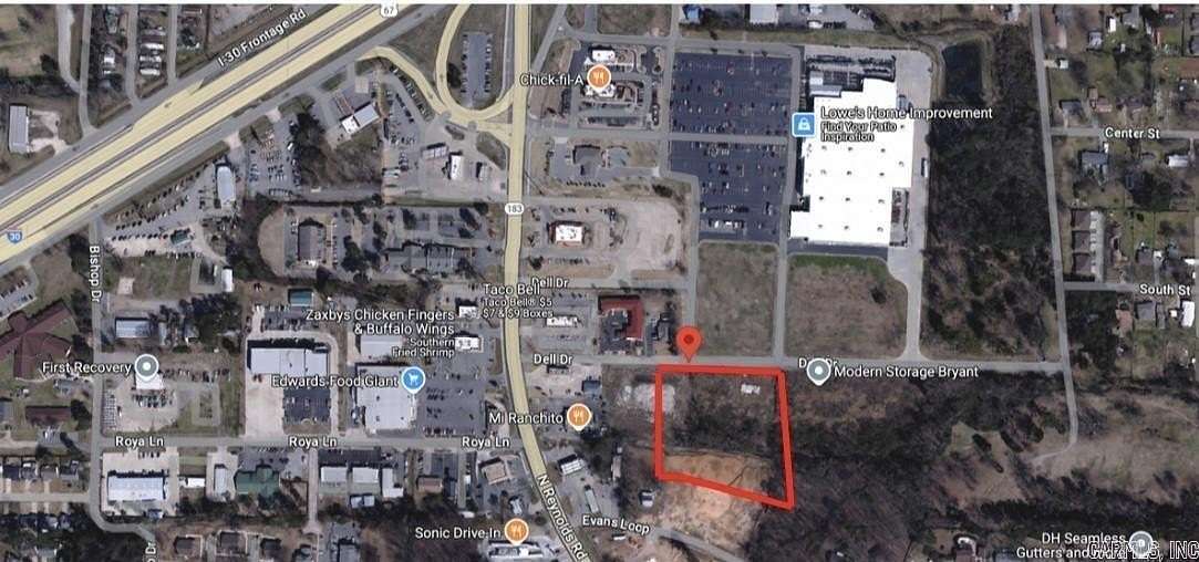 1.54 Acres of Commercial Land for Sale in Bryant, Arkansas