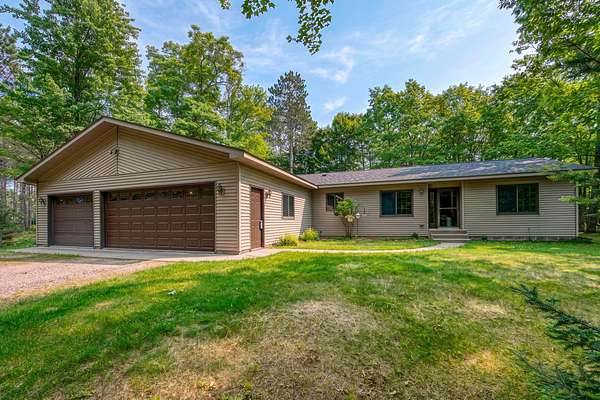 9.6 Acres of Land with Home for Sale in Rhinelander, Wisconsin