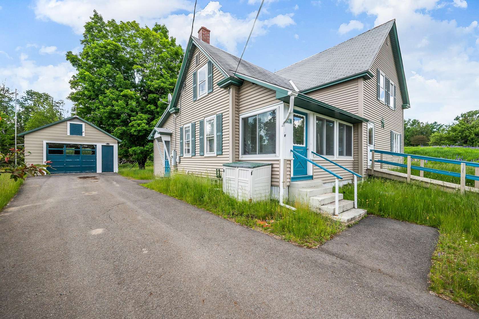 1.65 Acres of Land with Home for Sale in Rangeley, Maine