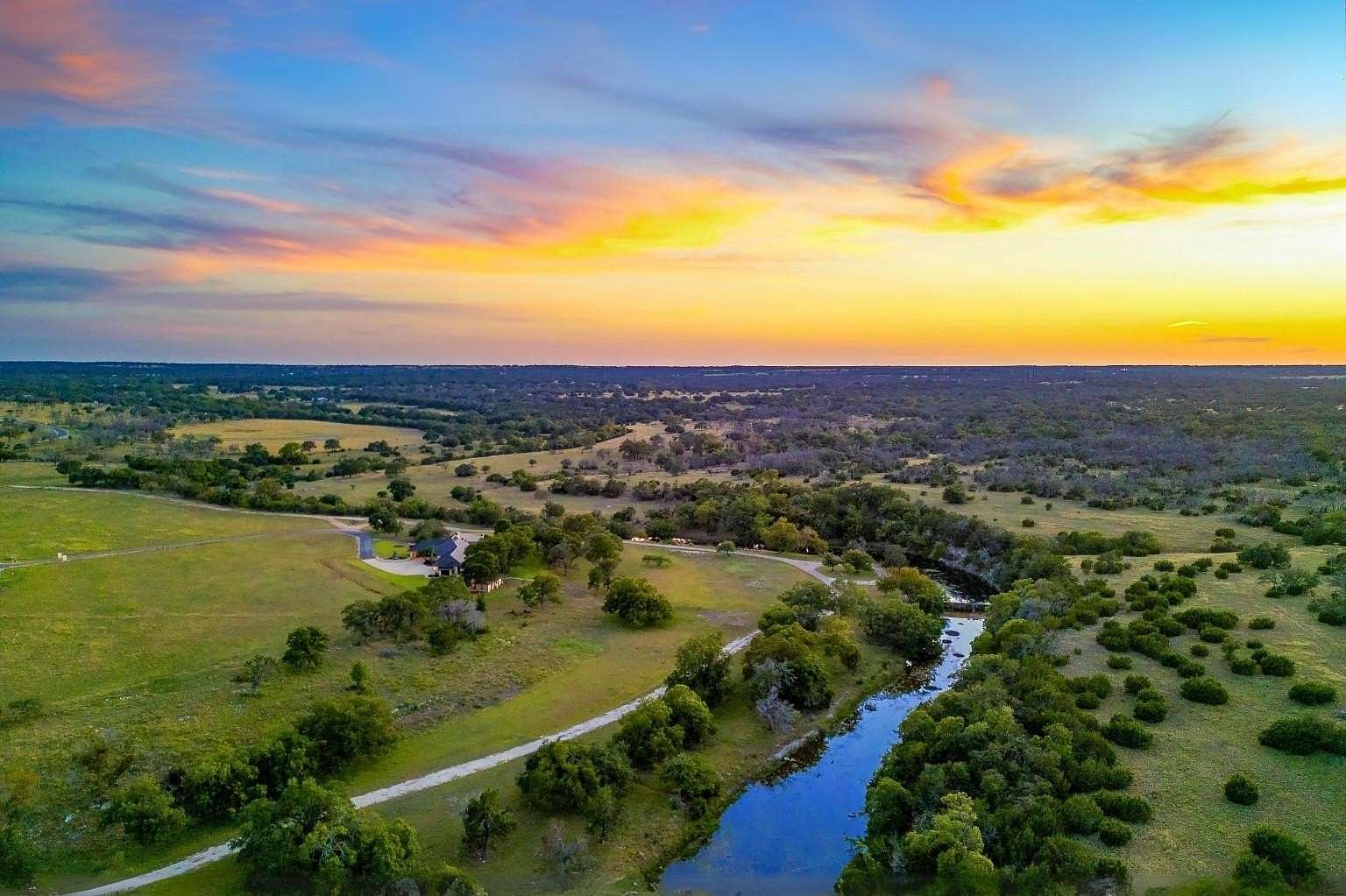10.6 Acres of Land with Home for Sale in Harper, Texas