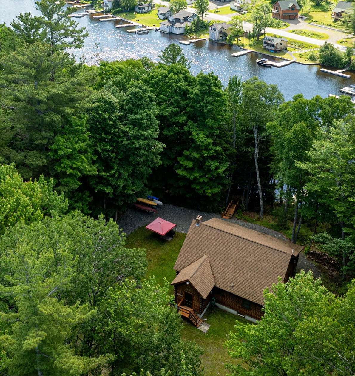 1.57 Acres of Land with Home for Sale in Rockwood, Maine