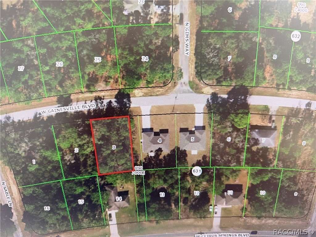 0.23 Acres of Land for Sale in Citrus Springs, Florida