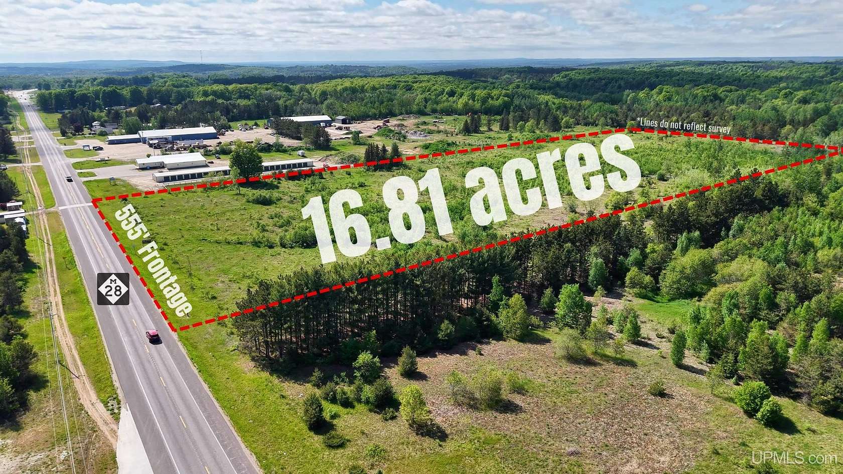 16.8 Acres of Mixed-Use Land for Sale in Newberry, Michigan