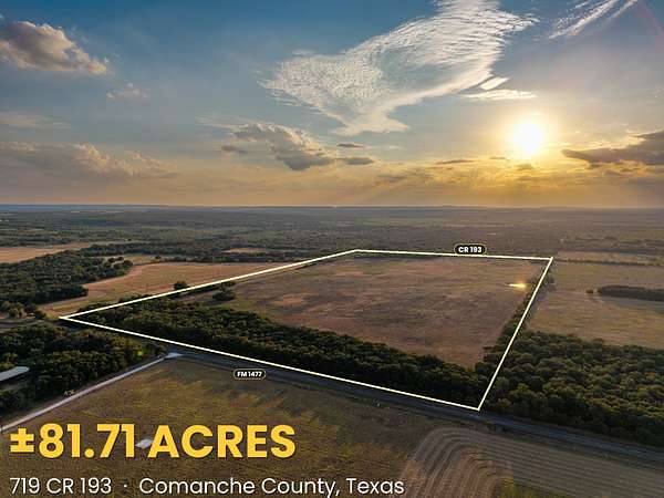 80.3 Acres of Land for Sale in Comanche, Texas