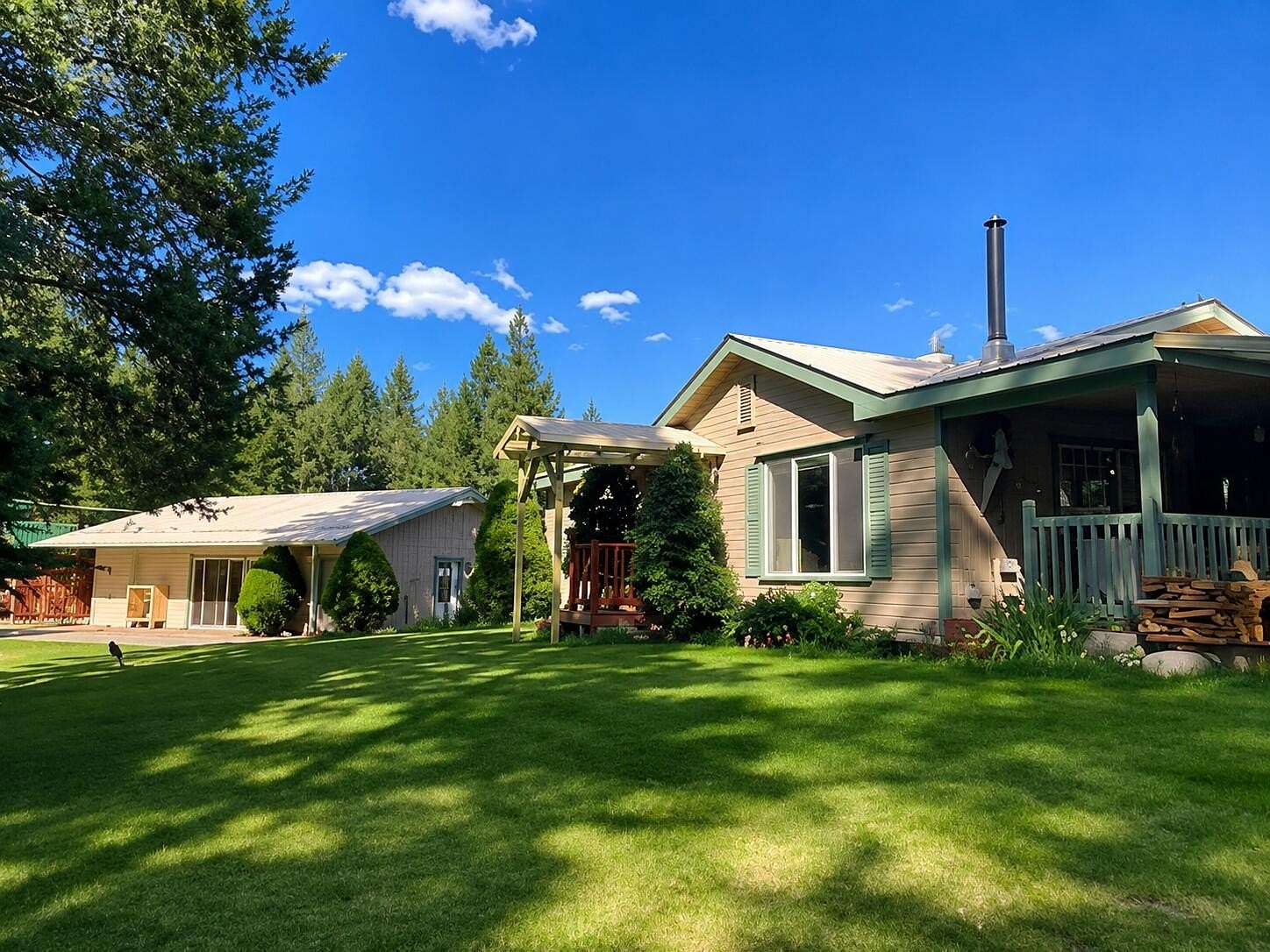 5 Acres of Land with Home for Sale in Kettle Falls, Washington