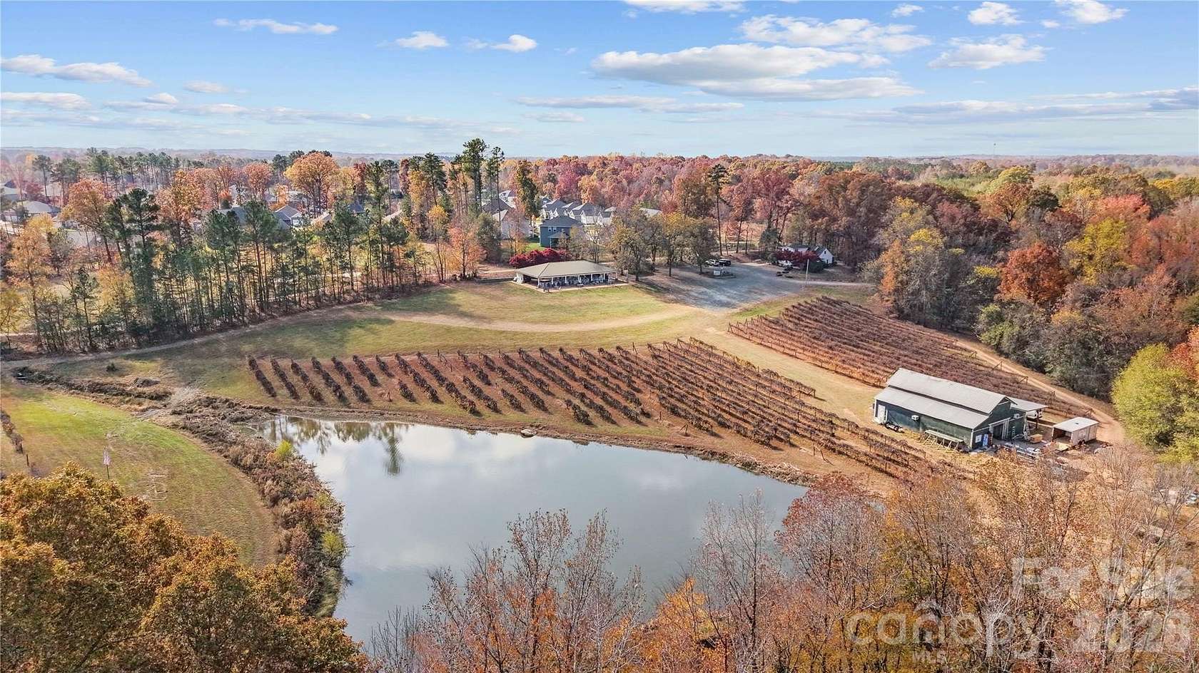 44.4 Acres of Improved Agricultural Land for Sale in Midland, North Carolina