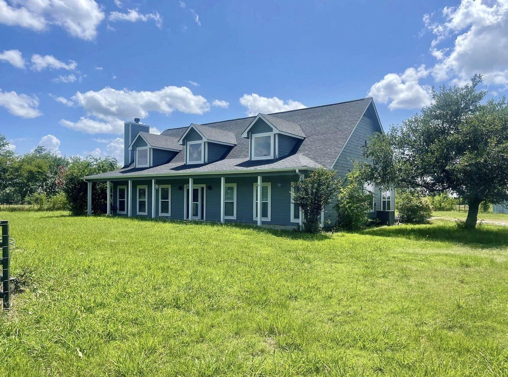 25.5 Acres of Agricultural Land with Home for Sale in Brashear, Texas