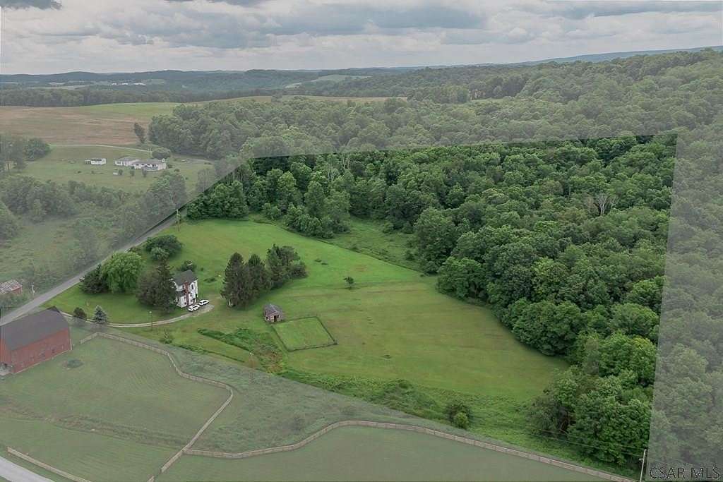 10 Acres of Land with Home for Sale in Hollsopple, Pennsylvania