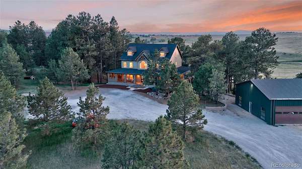 8 Acres of Land with Home for Sale in Elizabeth, Colorado