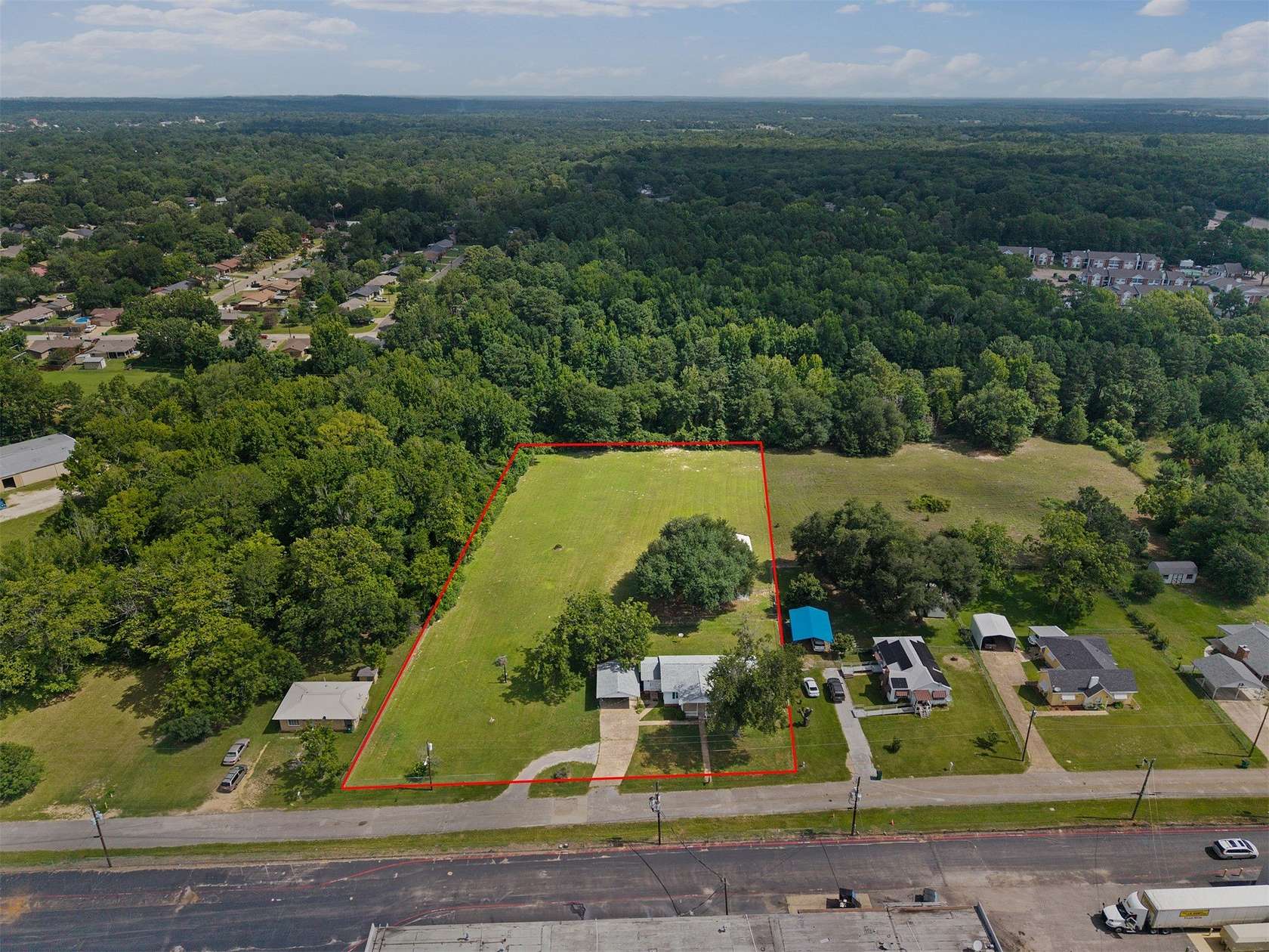 3.75 Acres of Land with Home for Sale in Palestine, Texas