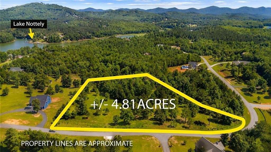 4.8 Acres of Residential Land for Sale in Blairsville, Georgia