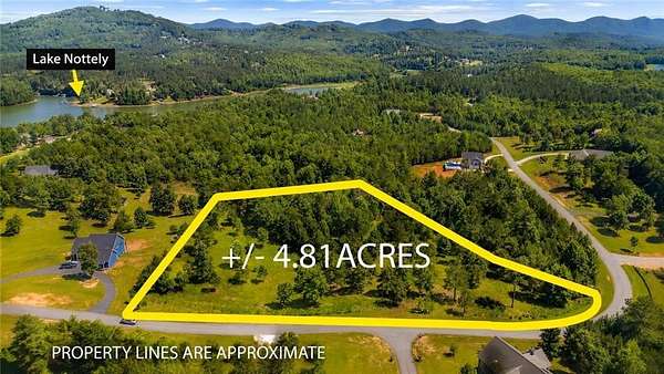 4.8 Acres of Residential Land for Sale in Blairsville, Georgia