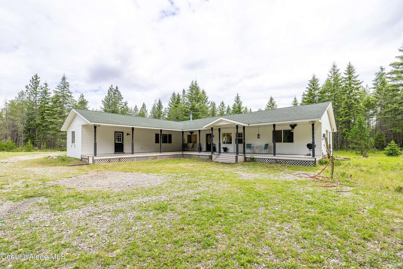 10 Acres of Recreational Land with Home for Sale in Athol, Idaho