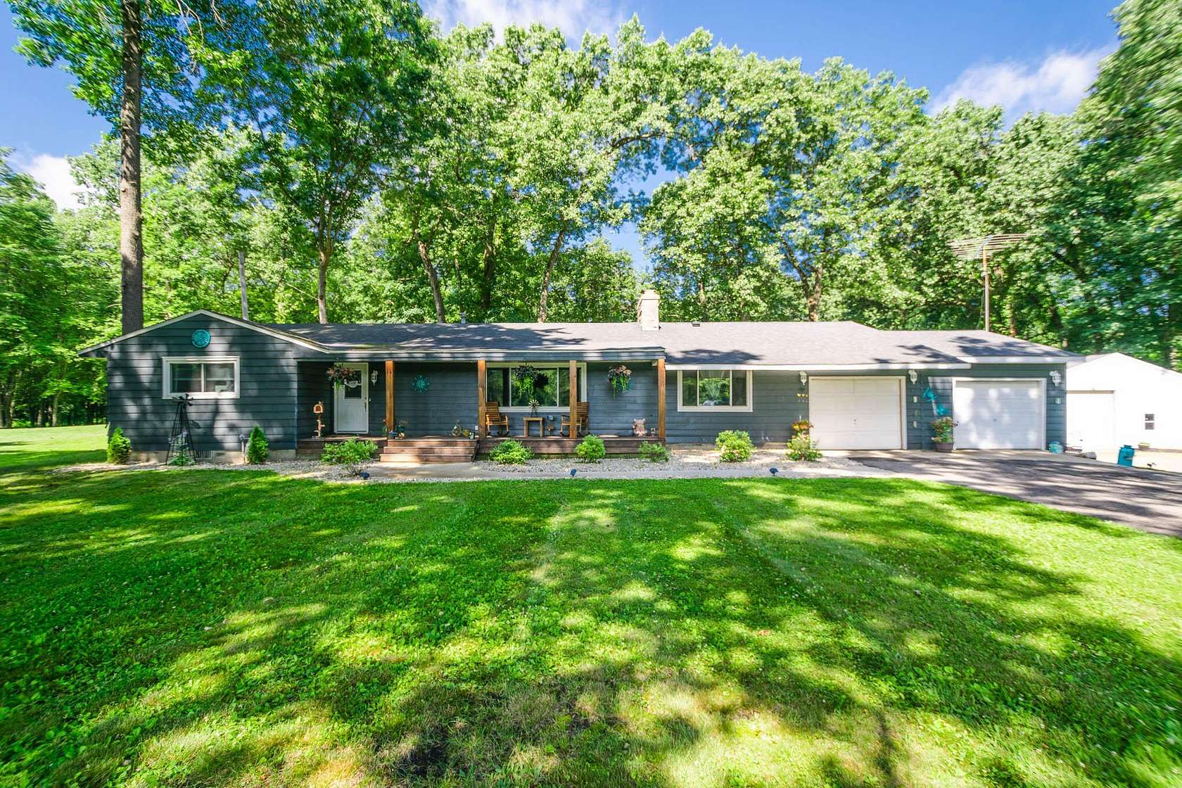 4 Acres of Land with Home for Sale in East Leroy, Michigan