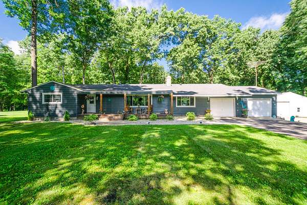 4 Acres of Land with Home for Sale in East Leroy, Michigan