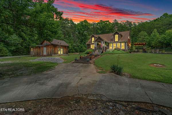 15.1 Acres of Recreational Land with Home for Sale in Kingston, Tennessee